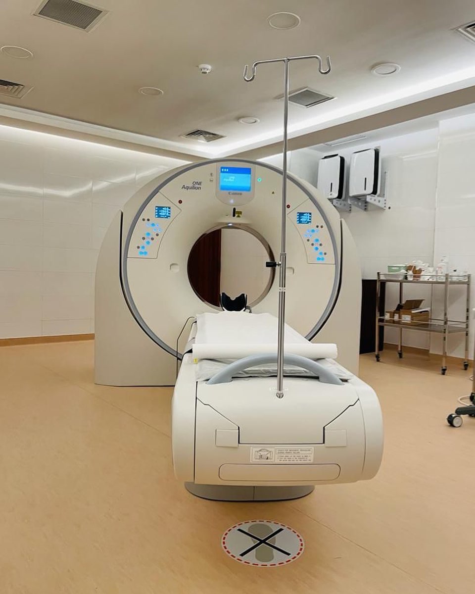 Canon Aquilion One Genesis 640 slice CT installed at Suwasevana Hospital Kandy.