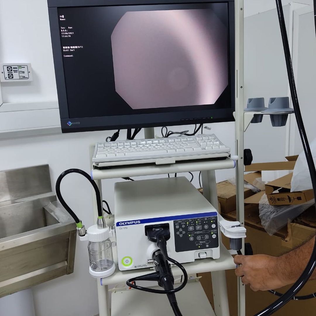 Installation completed at EMS Hospital Batticaloa, Olympus 170 Endoscopy System.