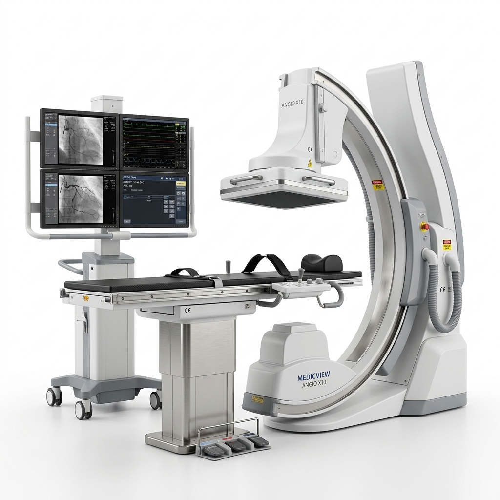 Interventional Angiography System With Standard Accessories